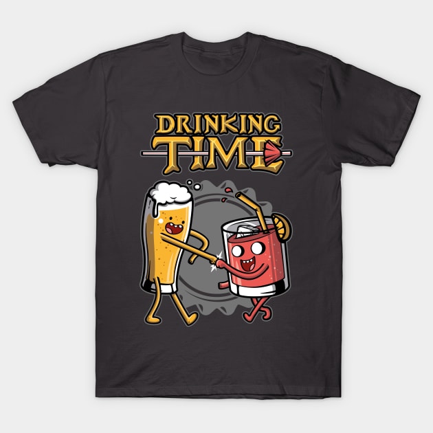 Drinking Time v2 T-Shirt by Olipop